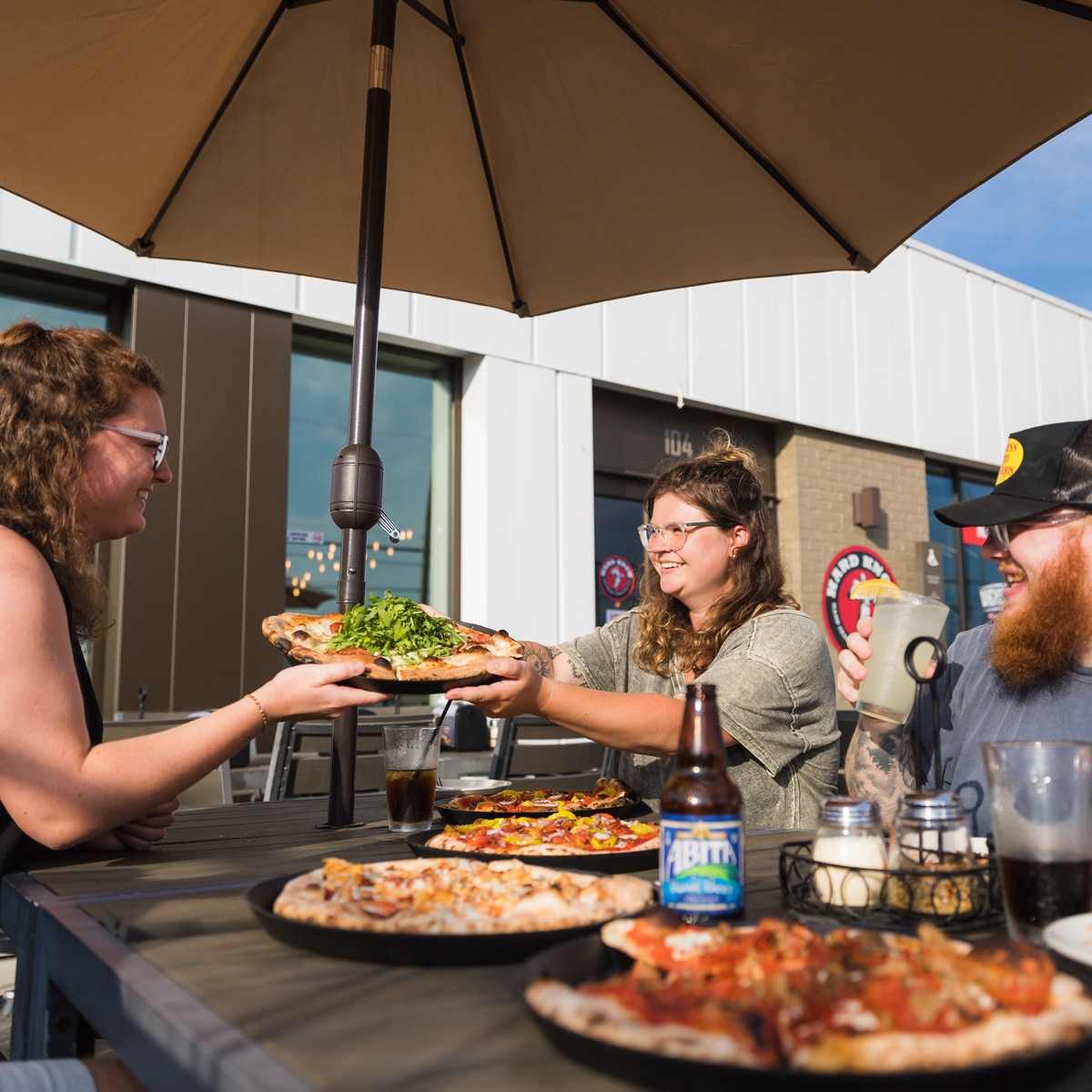 Hard Knox Pizza brings people together creating a great atmosphere where families and friends can enjoy a meal together