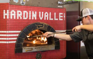 Wood Fired Pizza Oven at Hardin Valley Restaurant Hard Knox Pizza